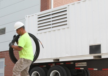 USACE Installs Temp Power for Shelter Sites in  Beaufort, NC