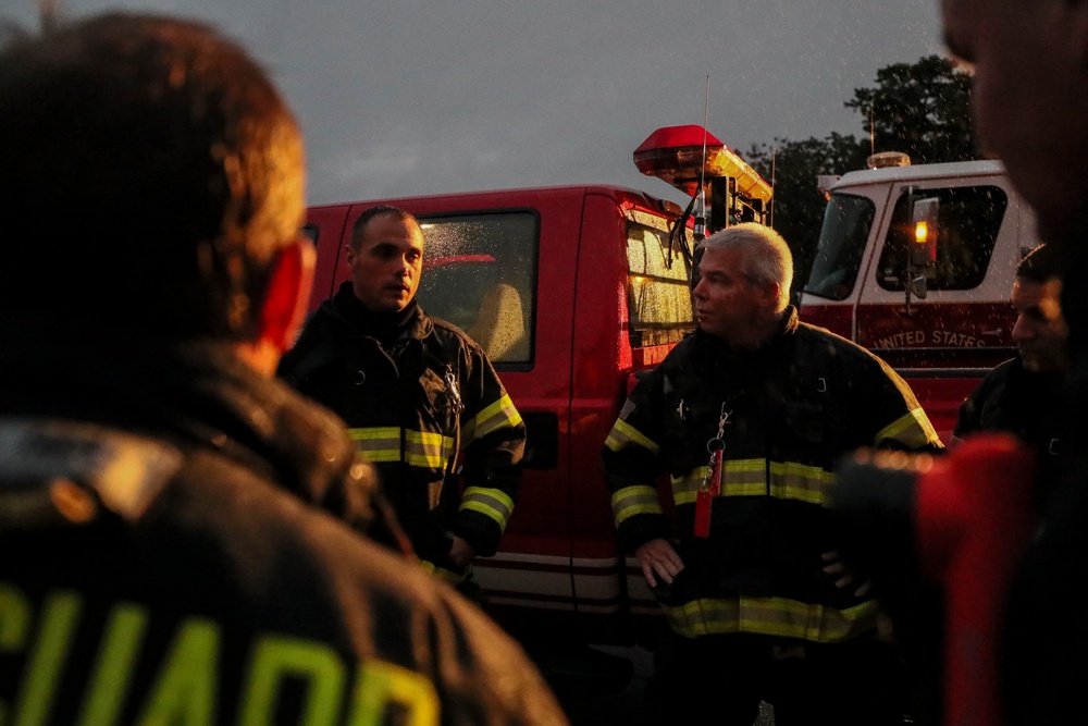 New Jersey State and Guard firefighters train with live burns