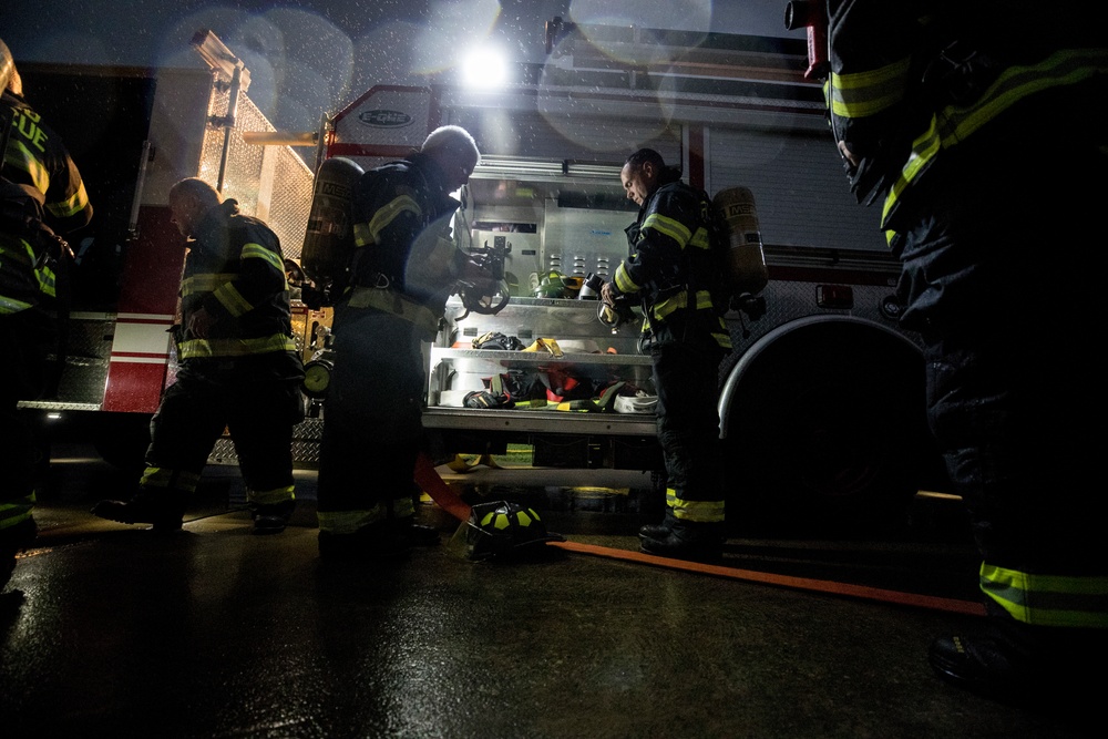 New Jersey State and Guard firefighters train with live burns