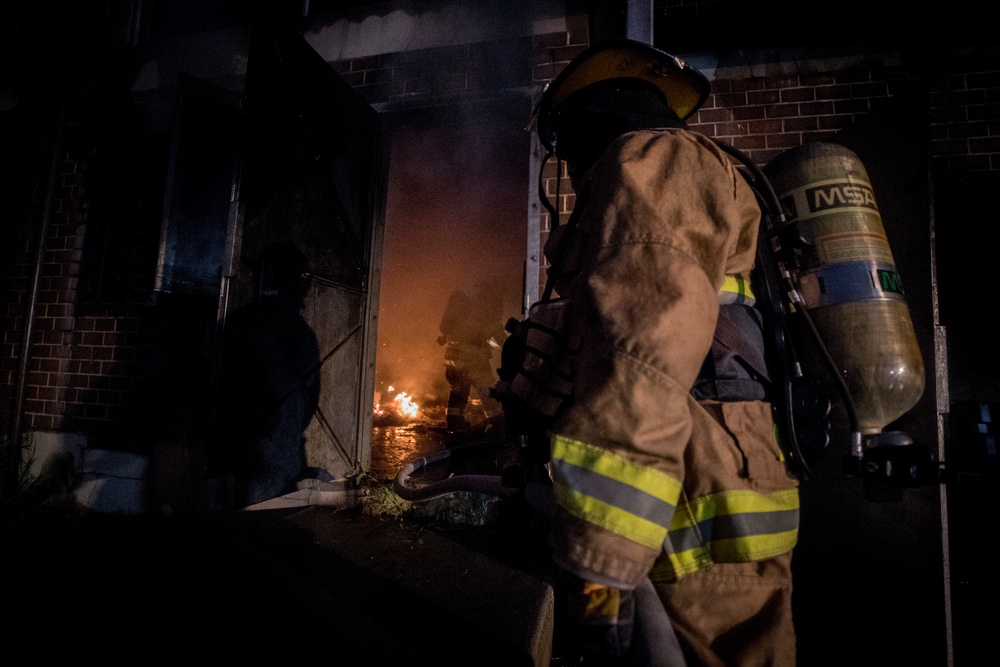 New Jersey State and Guard firefighters train with live burns