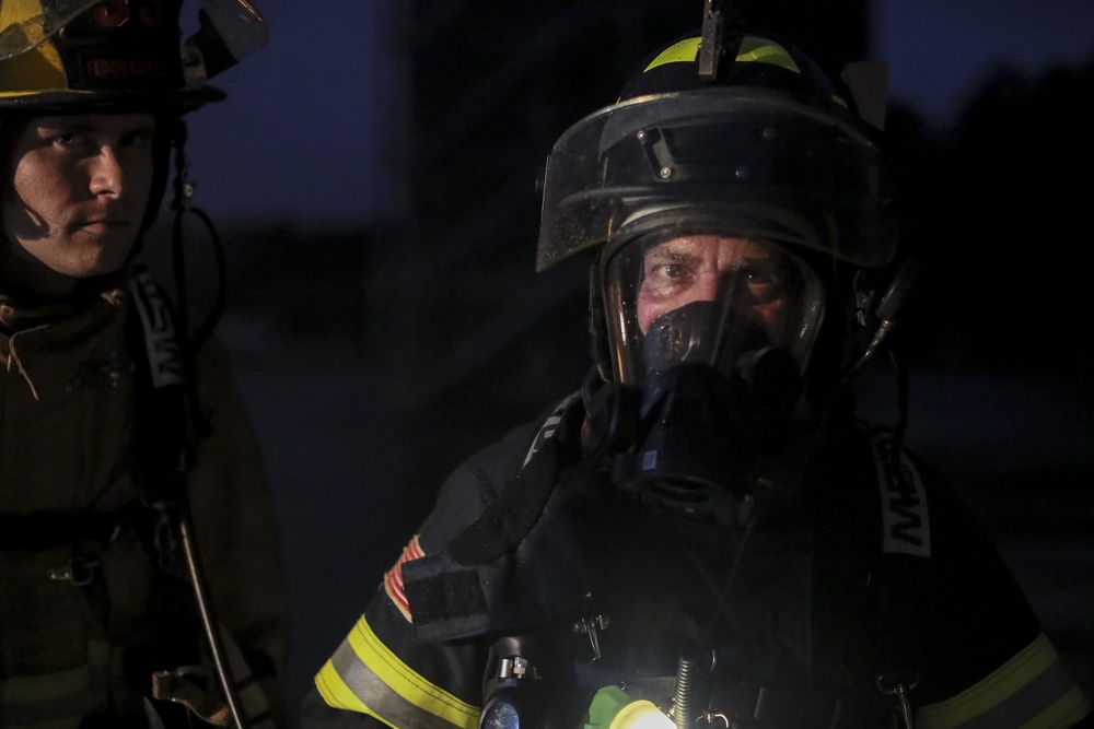 New Jersey State and Guard firefighters train with live burns