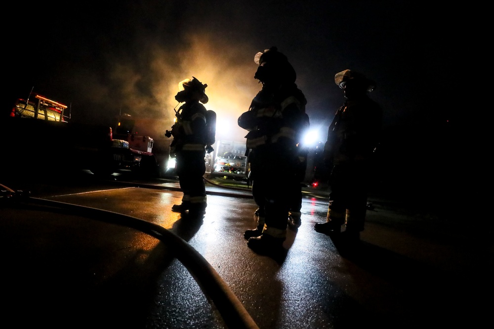 New Jersey State and Guard firefighters train with live burns