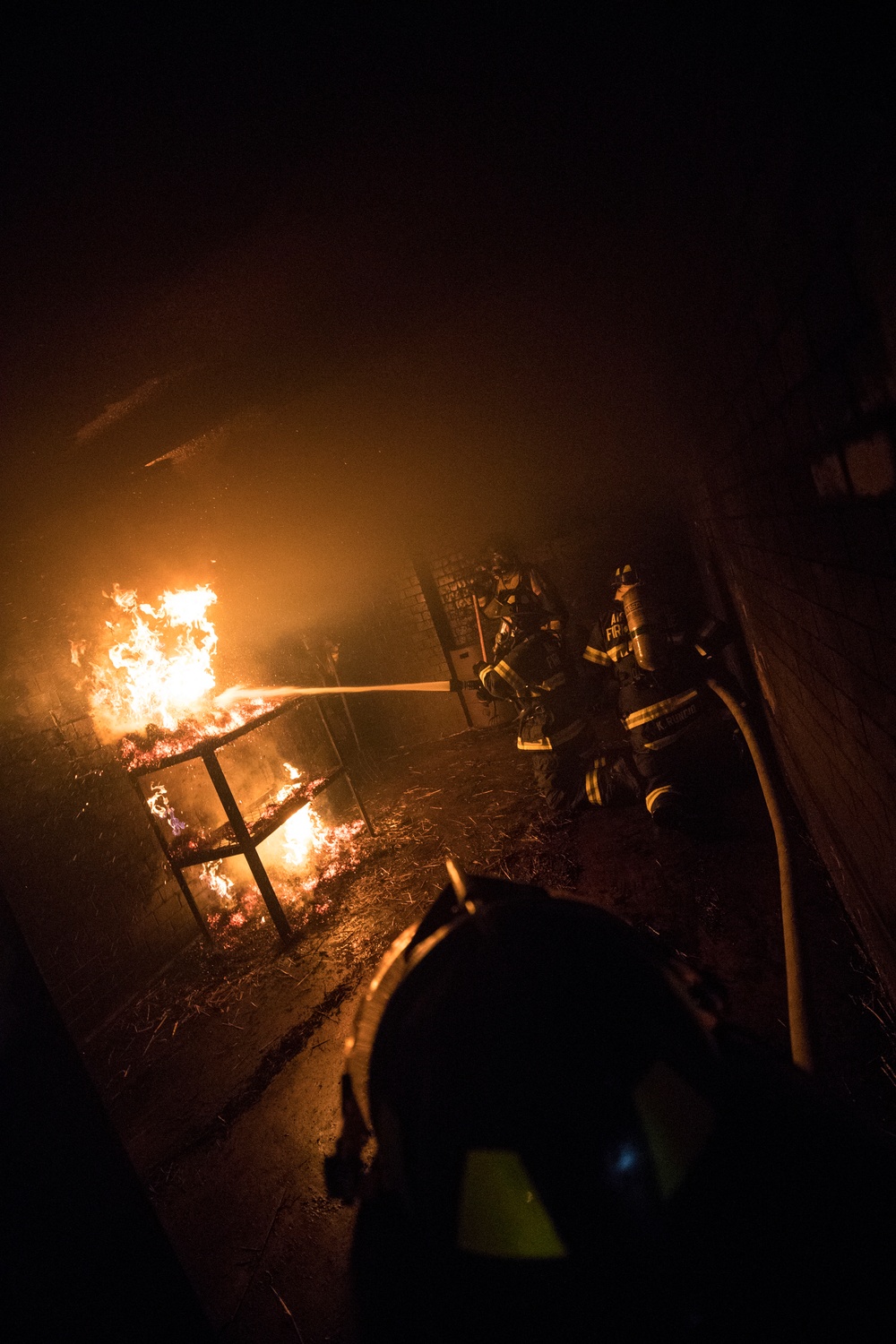 New Jersey State and Guard firefighters train with live burns