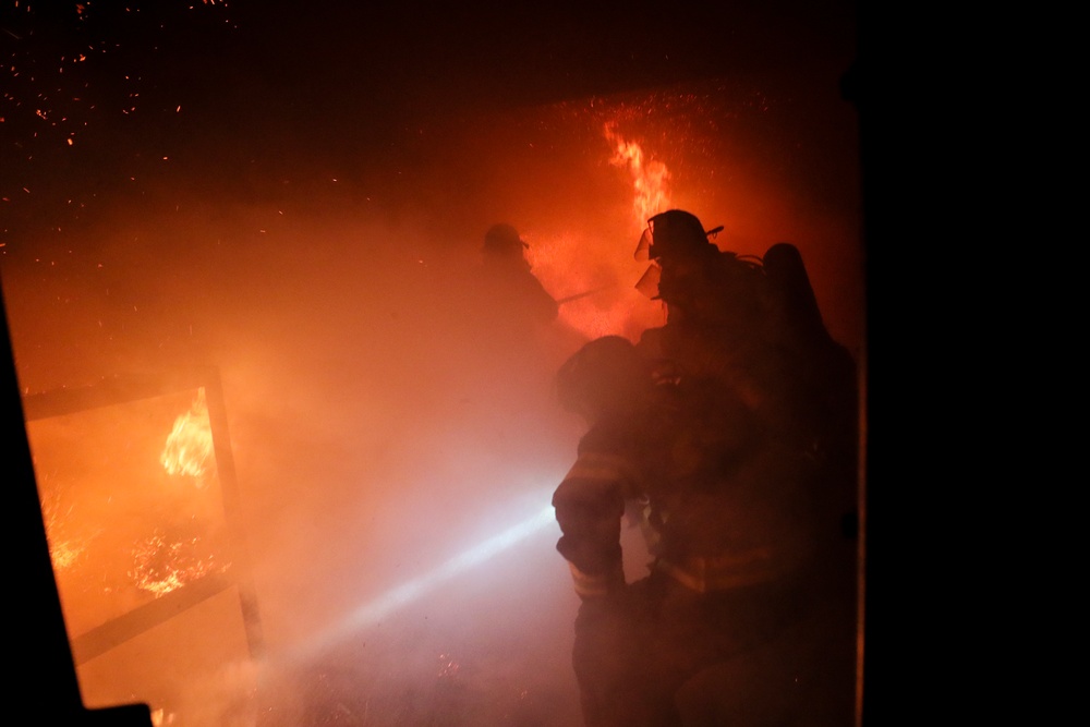 New Jersey State and Guard firefighters train with live burns