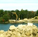 2015 construction work at Fort McCoy's Big Sandy Lake