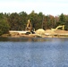 2015 construction work at Fort McCoy's Big Sandy Lake