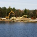 2015 construction work at Fort McCoy's Big Sandy Lake