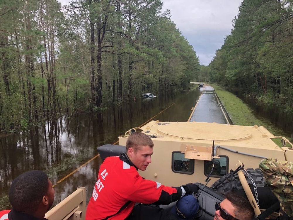 Coast Guard, Army rescue North Carolina residents
