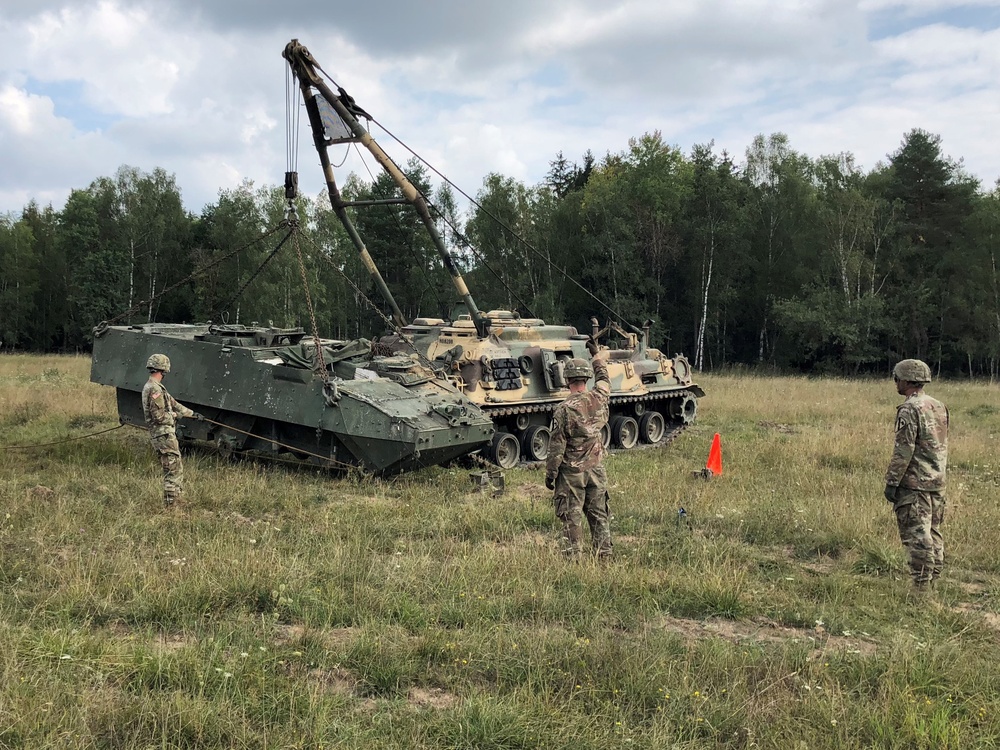 Idaho Army National Guard travels to Germany, trains 40 active Army in vehicle recovery