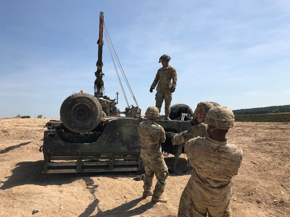 Idaho Army National Guard travels to Germany, trains 40 active Army in vehicle recovery