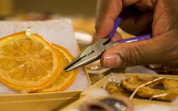 Airman crafts art out of fruit