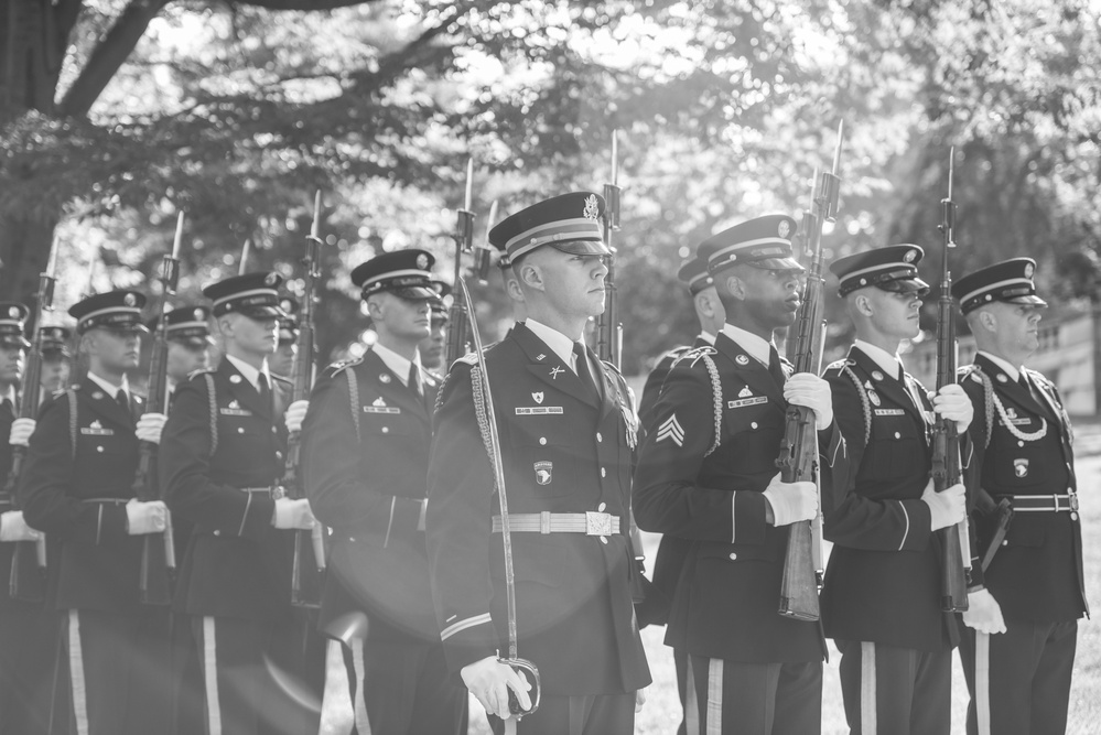 Polish President Andrzej Duda Participates in an Armed Forces Full Honors Wreath-Laying Ceremony at the Tomb of the Unknown Soldier