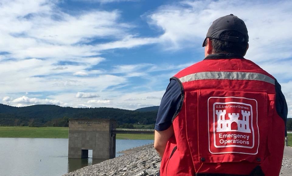 U.S. Army Corps of Engineers prepares for high water at Sayers Dam