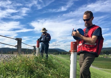 U.S. Army Corps of Engineers prepares for high water at Sayers Dam