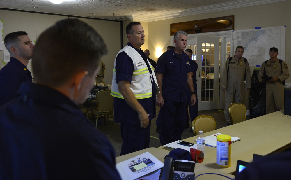 Coast Guard 5th District commander visits units after Hurricane Florence