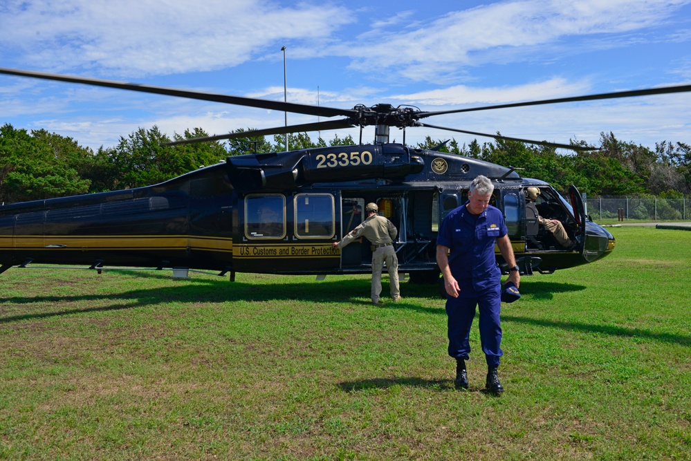 Coast Guard 5th District commander visits units after Hurricane Florence