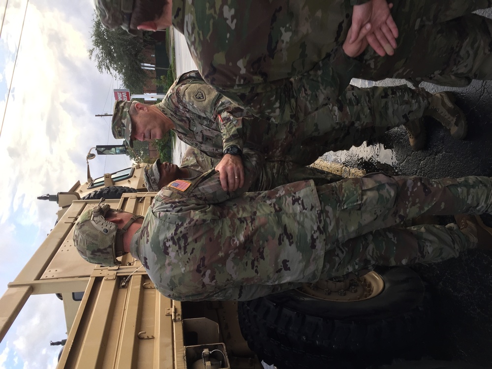 Lt Gen Kadavy Visits NC after Hurricane Florence