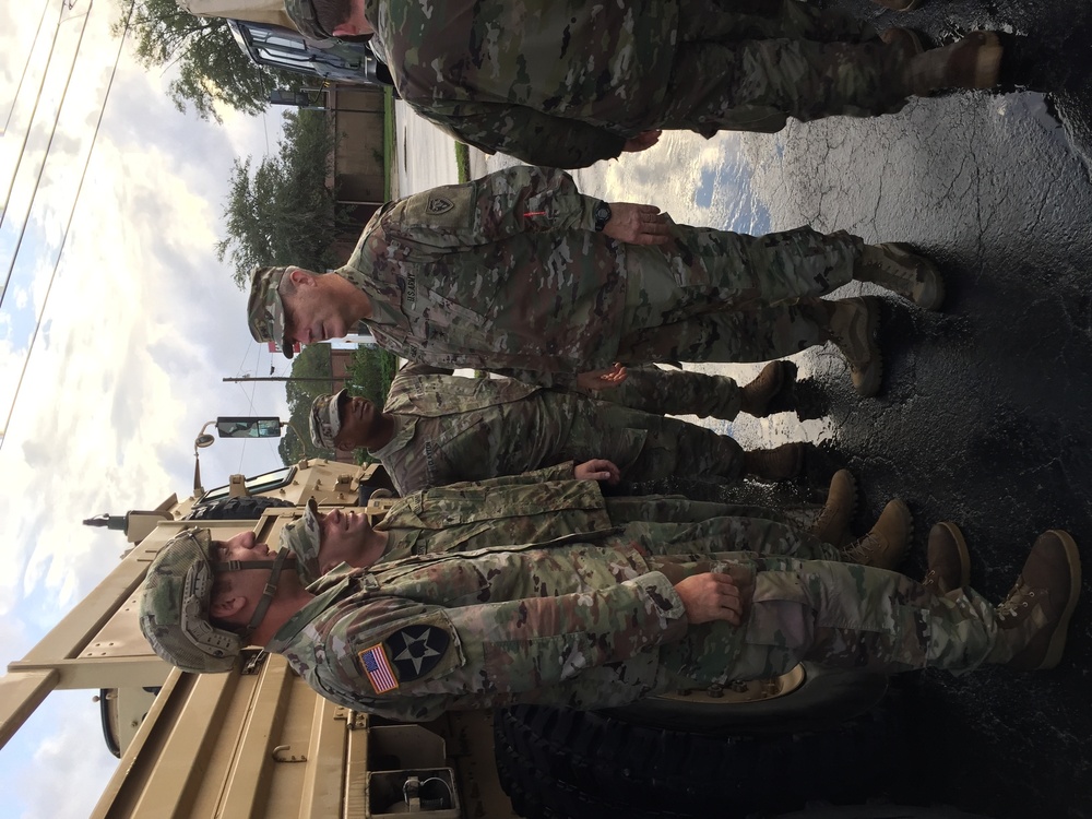 Lt Gen Kadavy Visits NC after Hurricane Florence