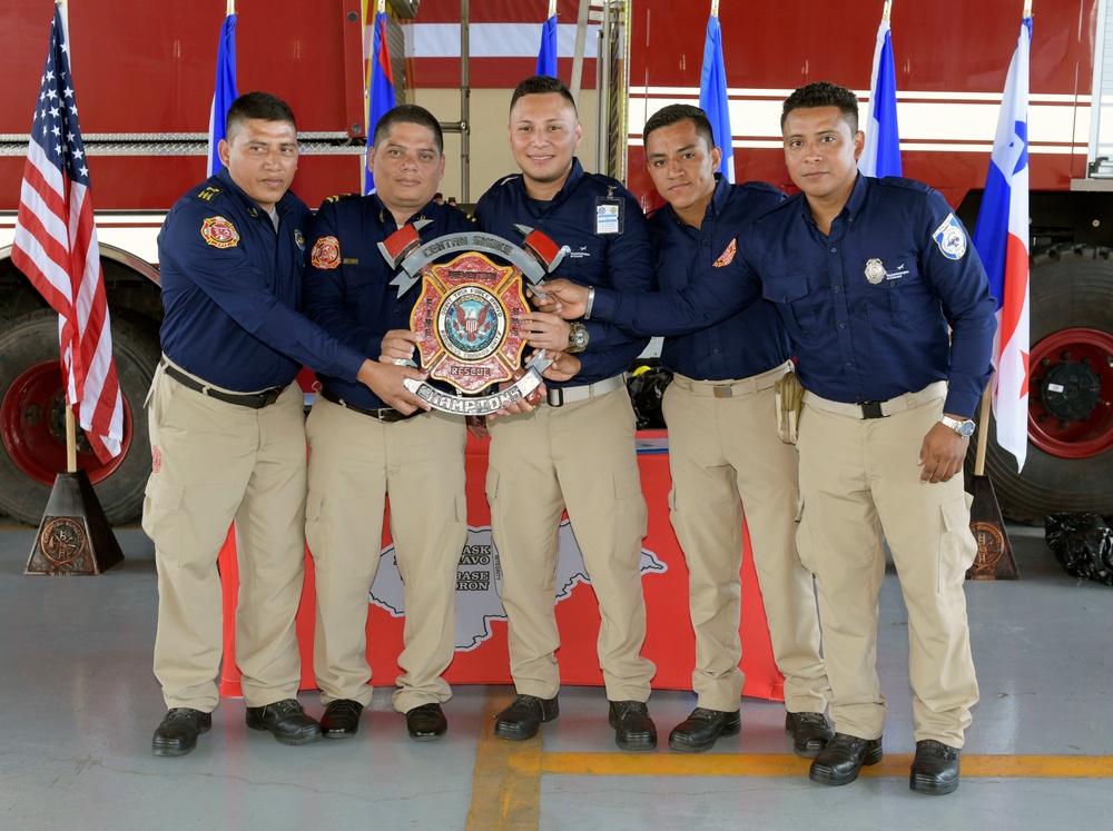 CENTRAL AMERICAN FIREFIGHTERS GRADUATE FROM EXERCISE CENTAM SMOKE