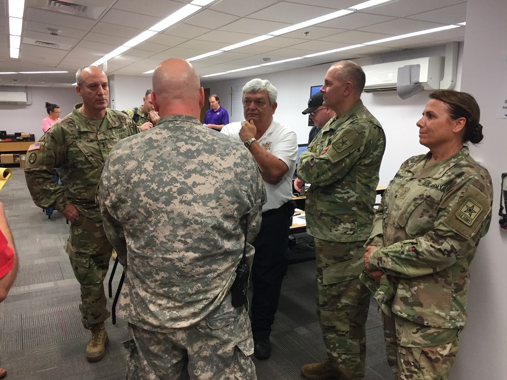 Lt Gen Kadavy Visits NC after Hurricane Florence