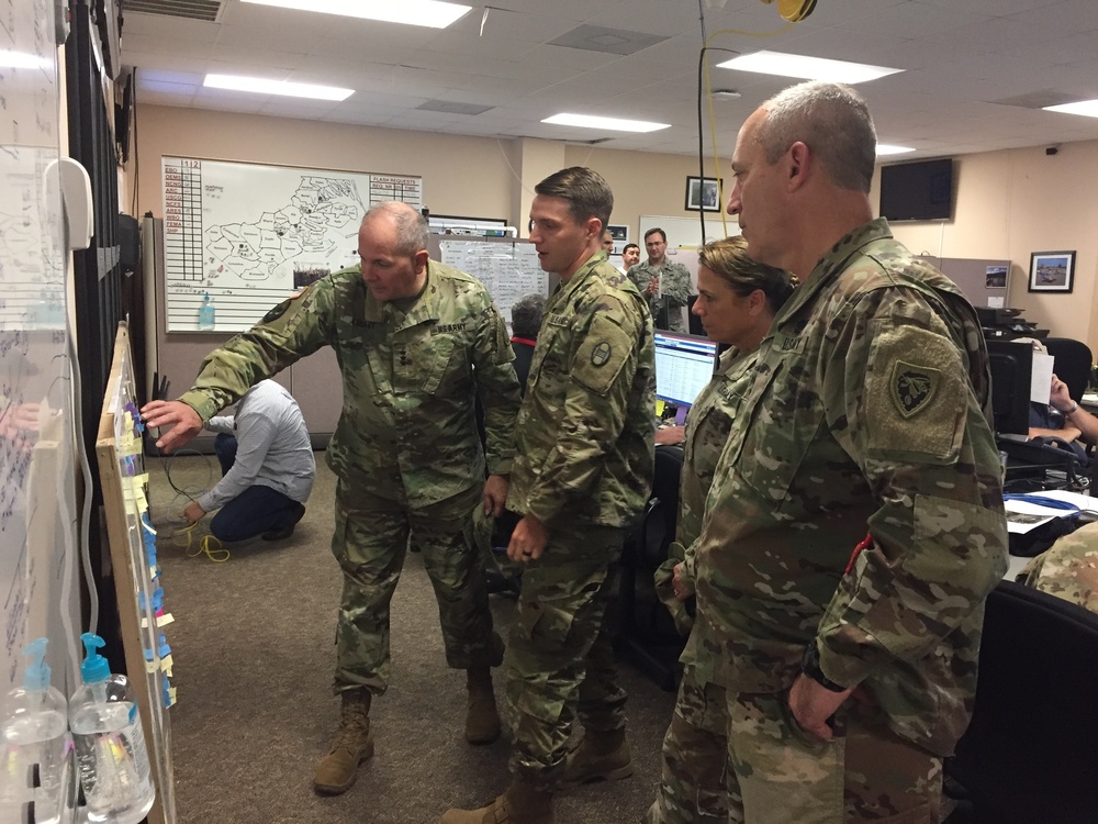 Lt Gen Kadavy Visits NC after Hurricane Florence