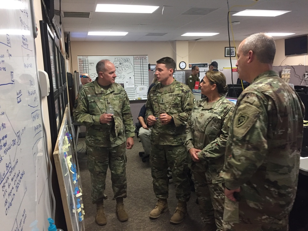 Lt Gen Kadavy Visits NC after Hurricane Florence