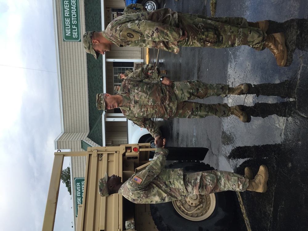 Lt Gen Kadavy Visits NC after Hurricane Florence