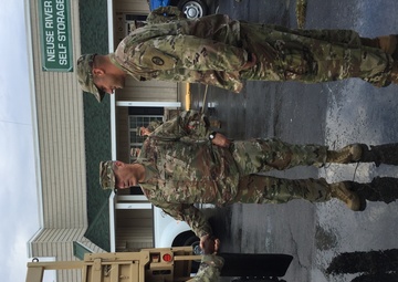 Lt Gen Kadavy Visits NC after Hurricane Florence