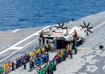 Remains of GHWB Sailor Return Home