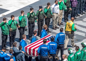 Remains of GHWB Sailor Return Home