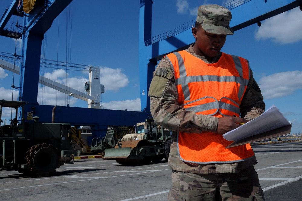 Engineers, Logisticians Redeploy Equipment From Europe