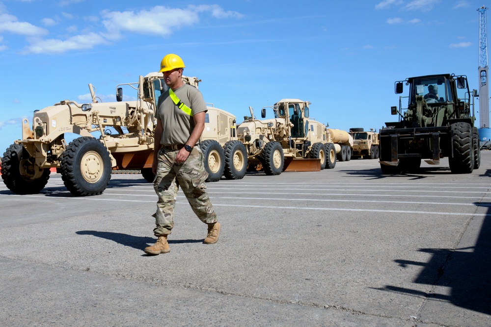 Engineers, Logisticians Redeploy Equipment From Europe
