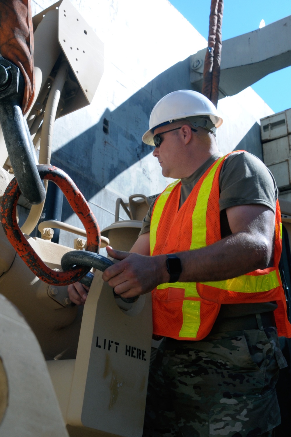 Engineers, Logisticians Redeploy Equipment From Europe