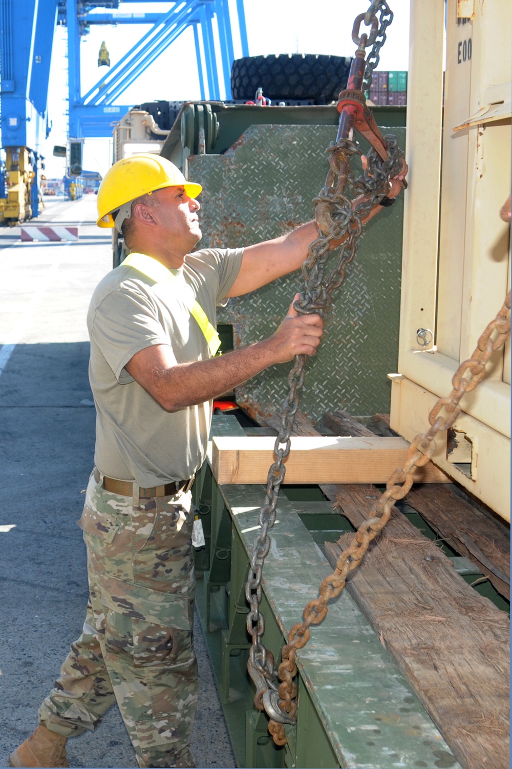 Engineers, Logisticians Redeploy Equipment From Europe
