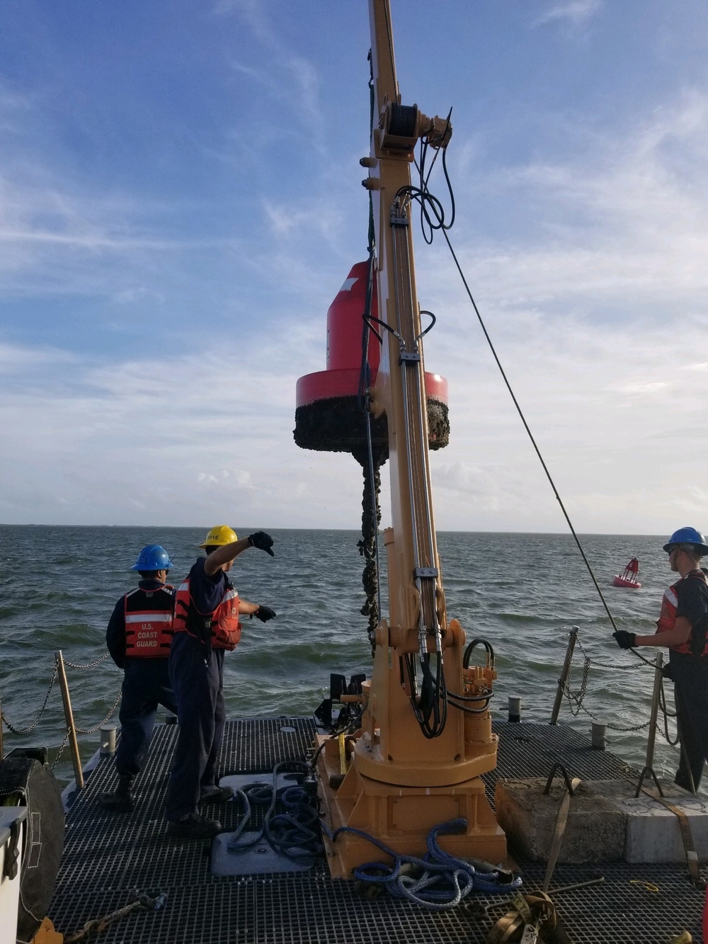 Coast Guard Aids-to-Navigation Teams work to reconstitute North Carolina waterways after Hurricane Florence