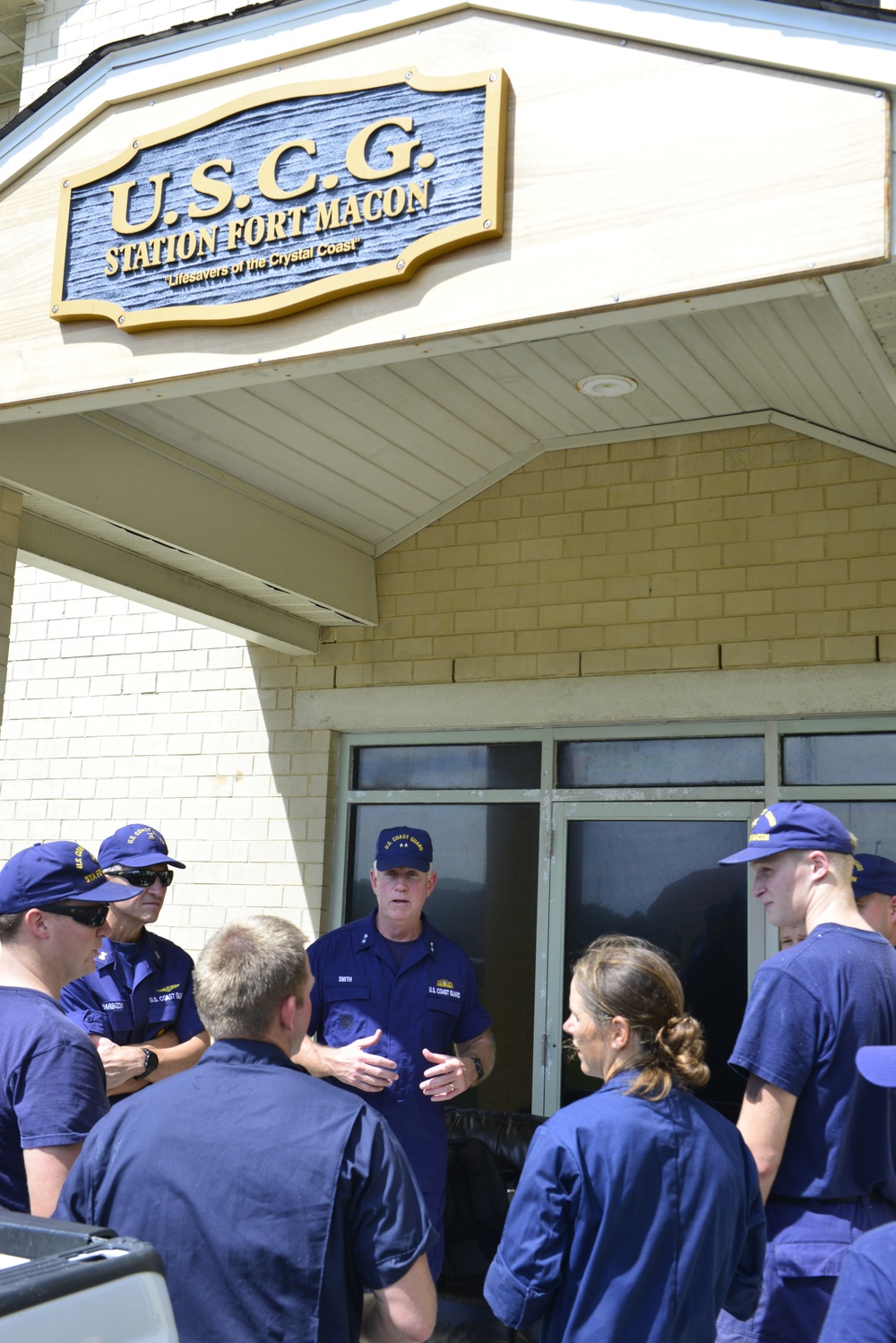 Coast Guard 5th District commander visits units after Hurricane Florence