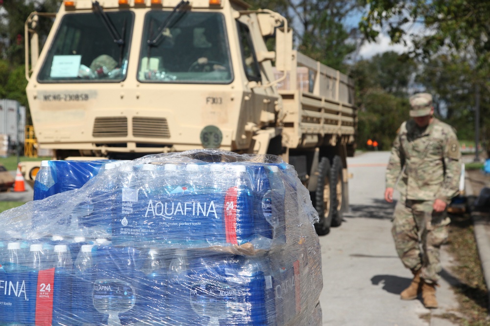 Hurricane Florence Water Distribution