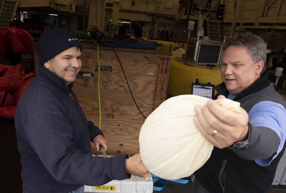 Coast Guard Cutter Healy conducts Arctic patrol in support of the Office of Naval Research