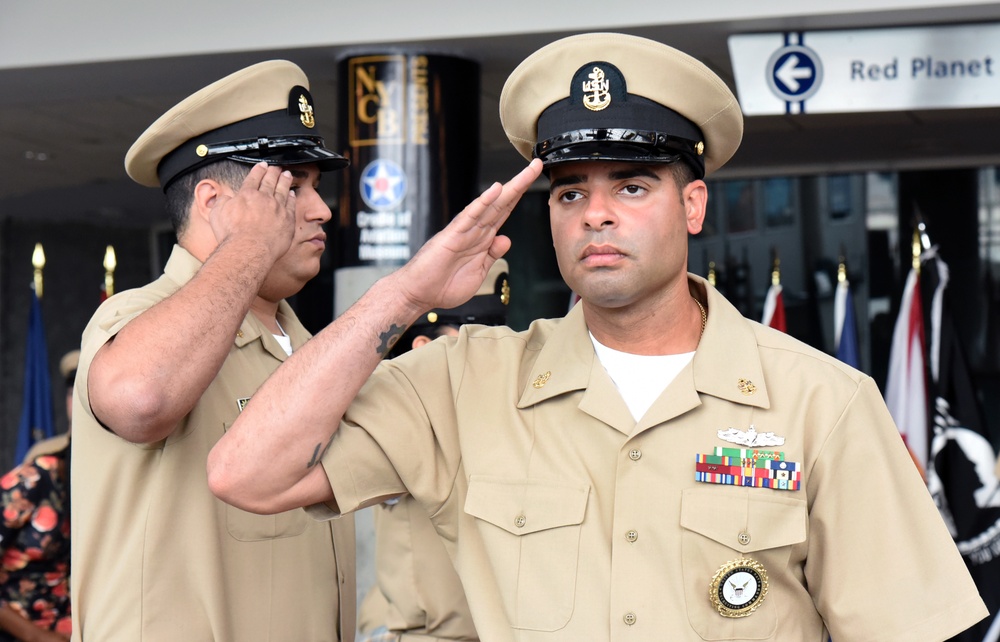 Queens Sailor Promoted to Chief Petty Officer
