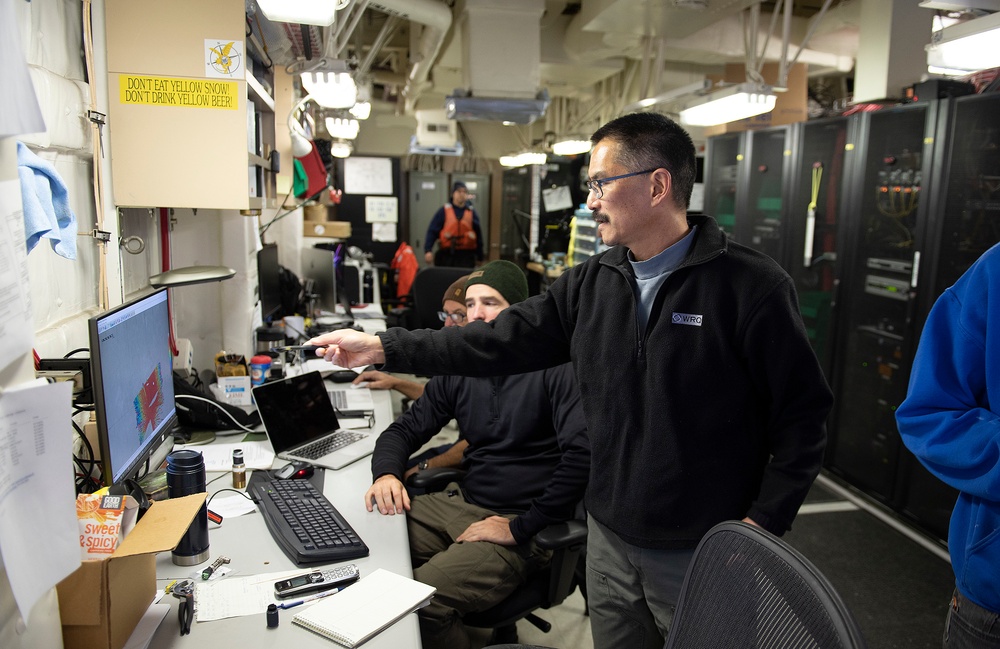 Coast Guard Cutter Healy conducts Arctic patrol in support of the Office of Naval Research