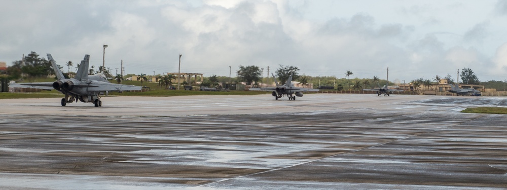 F-18E Super Hornets at Valiant Shield 2018