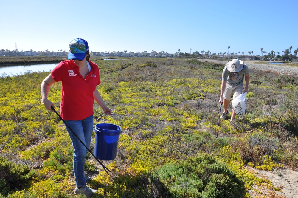Corps hosts cleanup event at Santa Ana River Marsh