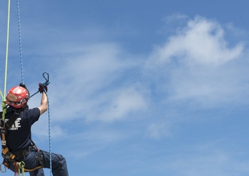 They’ll be coming down the building when they come