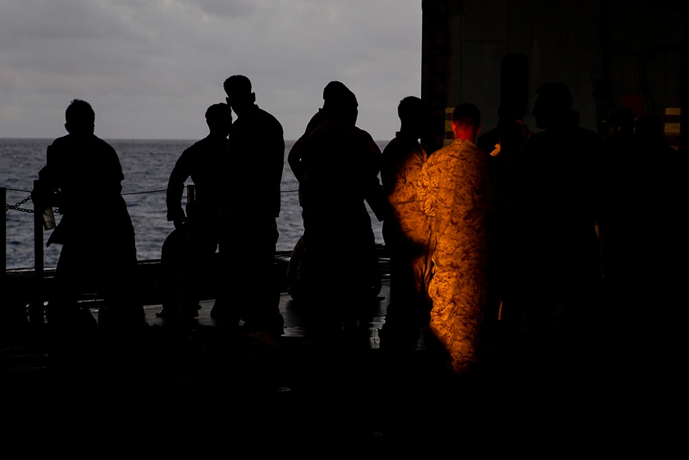 Life aboard Wasp, underway with the 31st MEU