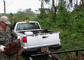 PMT det Guam Sailor Assists Sister Village After Typhoon Mangkhut