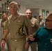 Naples Middle High School Principal gives tour to Adm. James G. Foggo III