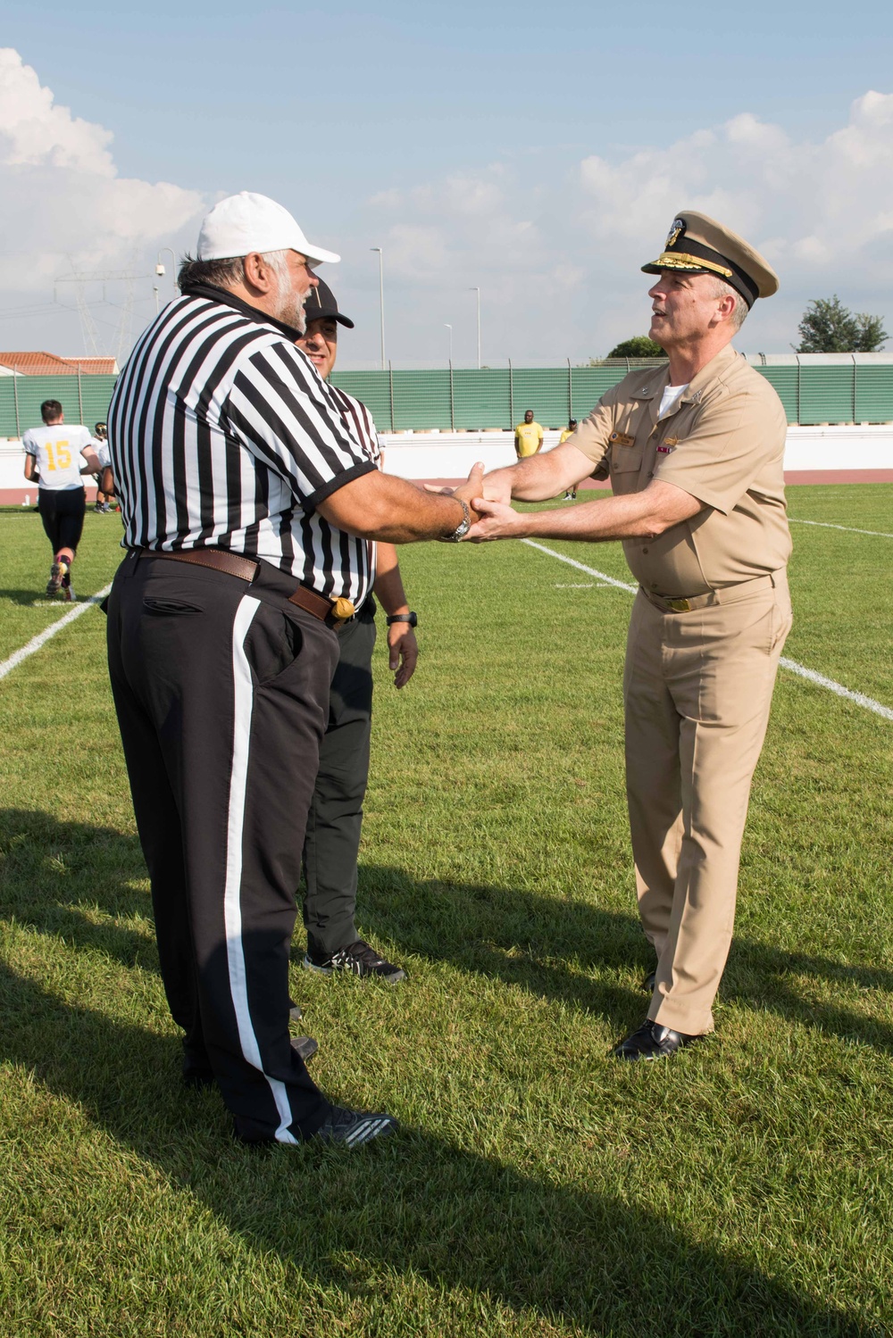 Rear Adm. Williamson Visits Naples Middle High School