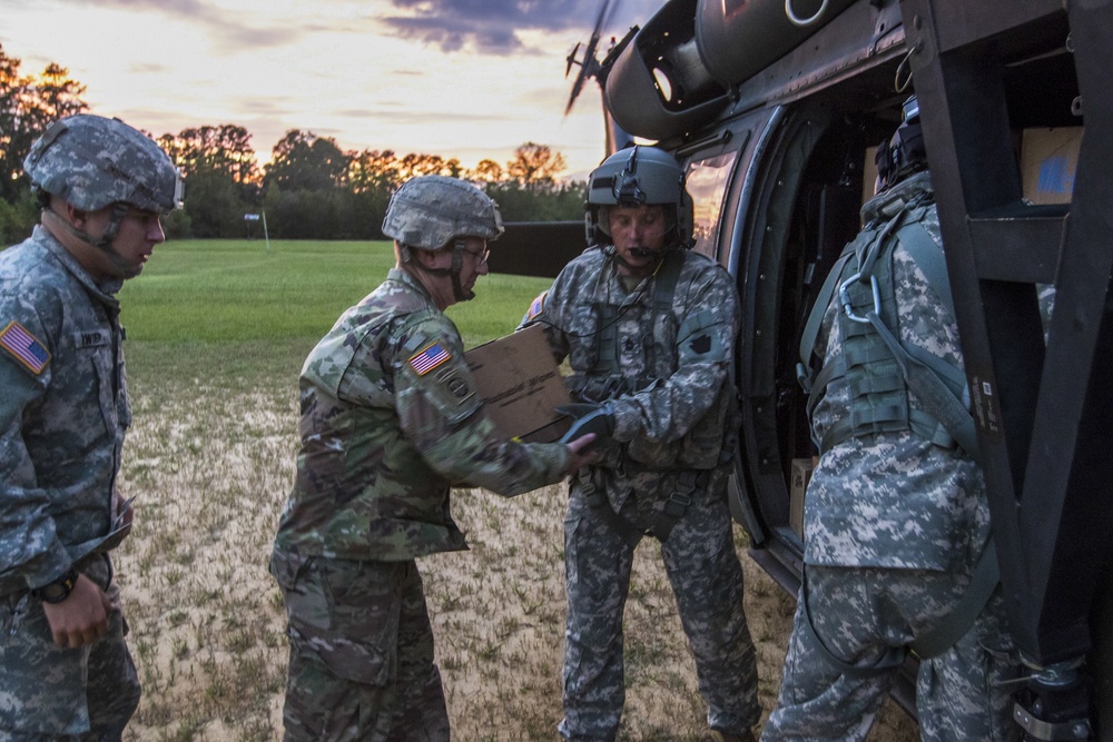 Nebraska Soldiers assist with Hurricane Florence Supply Delivery