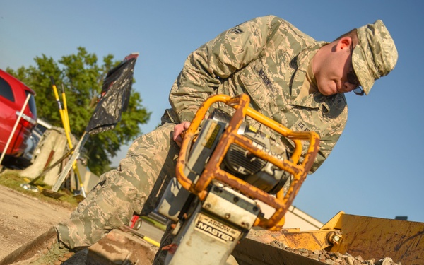 Civil Engineers Tamp Away
