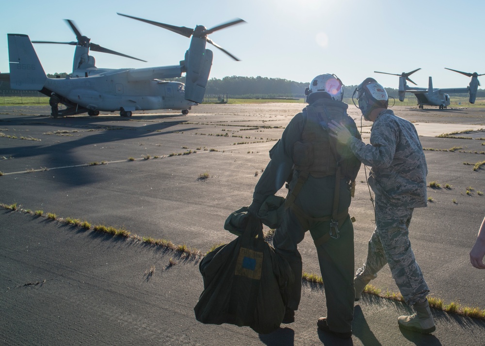 USNORTHCOM Assesses Hurricane Florence Damage